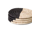 Laden Sie das Bild in den Galerie-Viewer, Half Moon Raffia Drink Coasters (set of 4) Oxandbear