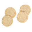 Laden Sie das Bild in den Galerie-Viewer, Fringed Natural Drink Coasters (set of 4) Oxandbear