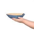 Laden Sie das Bild in den Galerie-Viewer, Copy of Striped Black & Natural Round Basket - 10" /  25cm Oxandbear