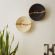 Laden Sie das Bild in den Galerie-Viewer, Banana Striped Black Round Basket - 12" /  30,5cm Oxandbear