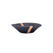 Laden Sie das Bild in den Galerie-Viewer, Banana Striped Black Round Basket - 12" /  30,5cm Oxandbear