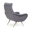 Laden Sie das Bild in den Galerie-Viewer, Italian Vintage Chair with brass legs Oxandbear