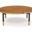Laden Sie das Bild in den Galerie-Viewer, Johannes Aasbjerg Andersen: Circular coffee table with legs of steel Oxandbear