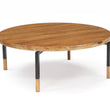Laden Sie das Bild in den Galerie-Viewer, Johannes Aasbjerg Andersen: Circular coffee table with legs of steel Oxandbear