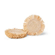 Laden Sie das Bild in den Galerie-Viewer, Fringed Natural Drink Coasters (set of 4) Oxandbear